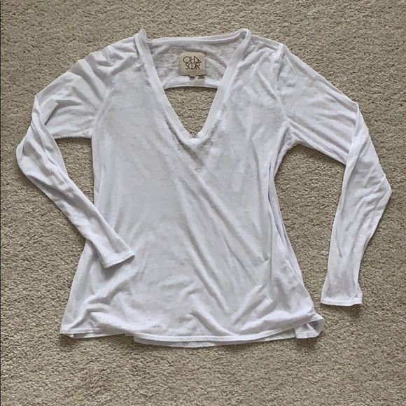 Chaser long sleep white tee - Picture 1 of 4